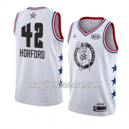 Maglia Boston Celtics Al Horford 42 2019 All-Star Jordan Brand Bianco Swingman - Uomo